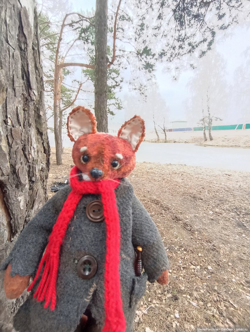 Лис Закери на прогулке — Авторские мишки Тедди и друзья: фото (фото 9)