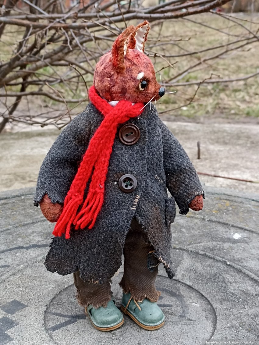 Лис Закери на прогулке — Авторские мишки Тедди и друзья: фото