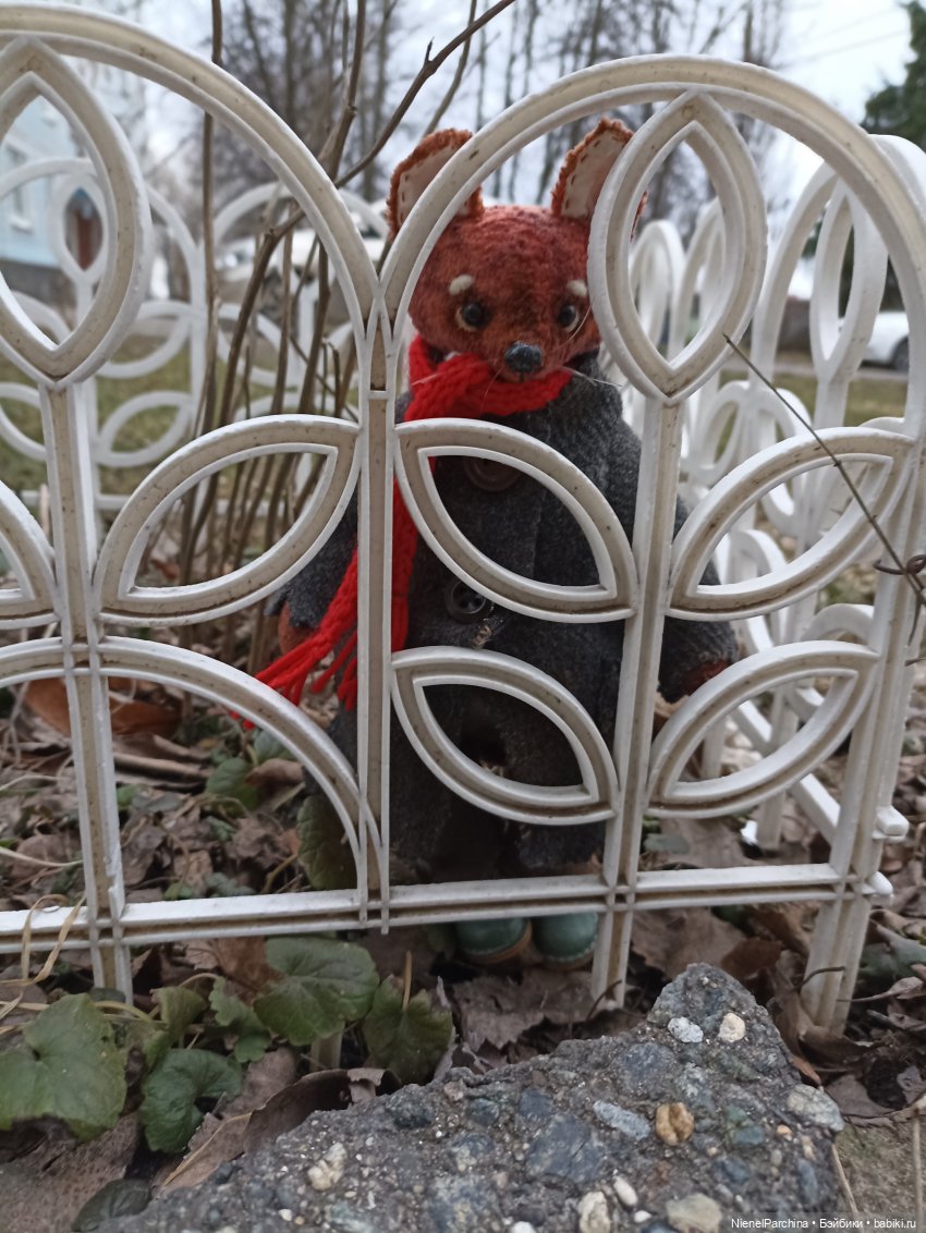 Лис Закери на прогулке — Авторские мишки Тедди и друзья: фото