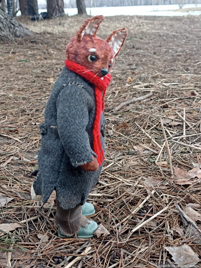 Лис Закери на прогулке — Авторские мишки Тедди и друзья: фото (фото 8)