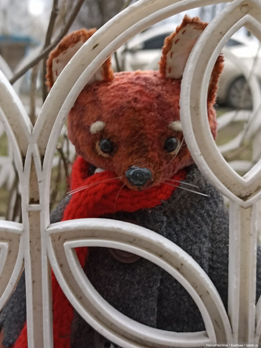 Лис Закери на прогулке — Авторские мишки Тедди и друзья: фото