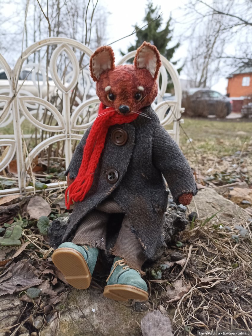 Лис Закери на прогулке — Авторские мишки Тедди и друзья: фото