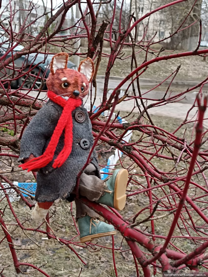 Лис Закери на прогулке — Авторские мишки Тедди и друзья: фото