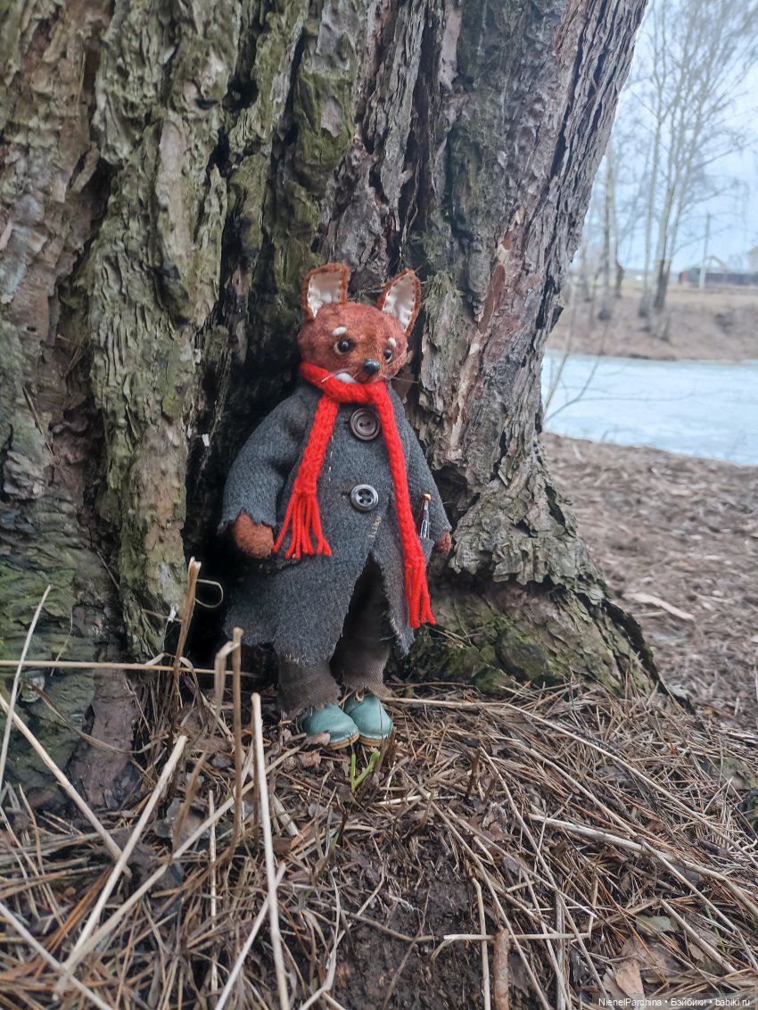 Лис Закери на прогулке — Авторские мишки Тедди и друзья: фото