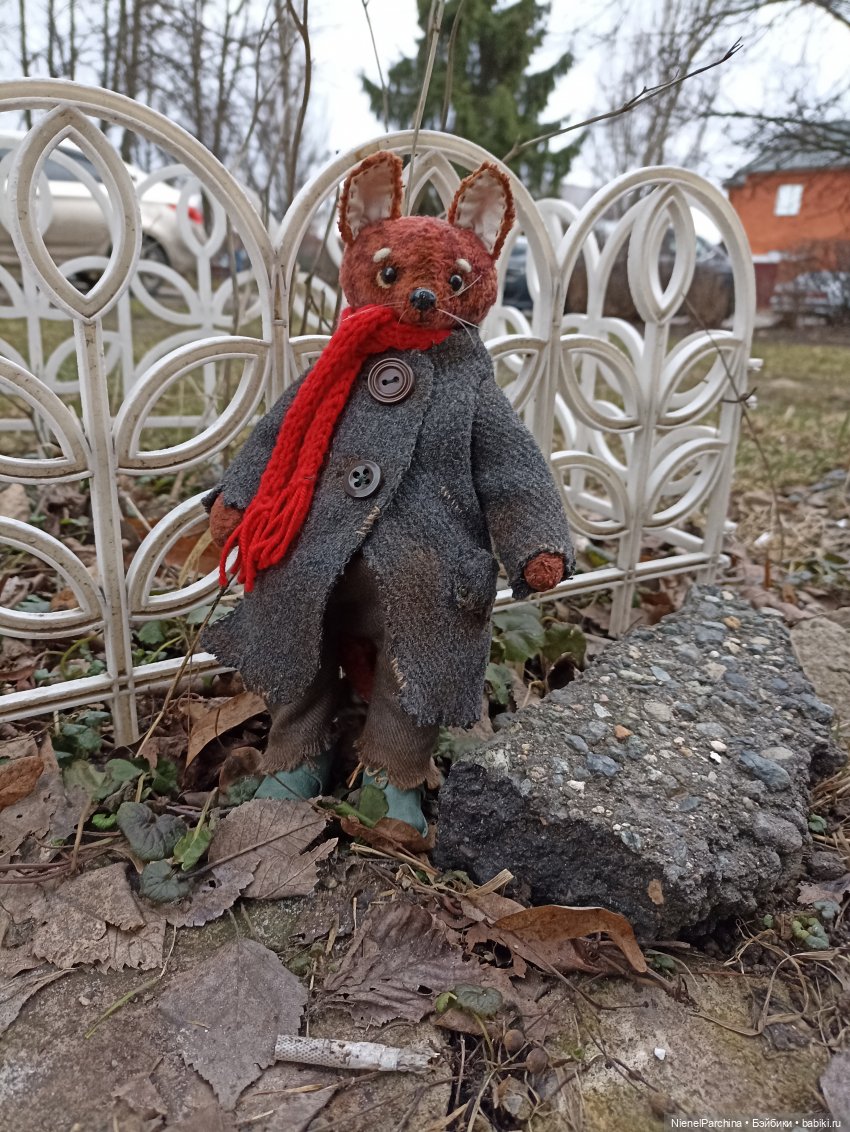 Лис Закери на прогулке — Авторские мишки Тедди и друзья: фото