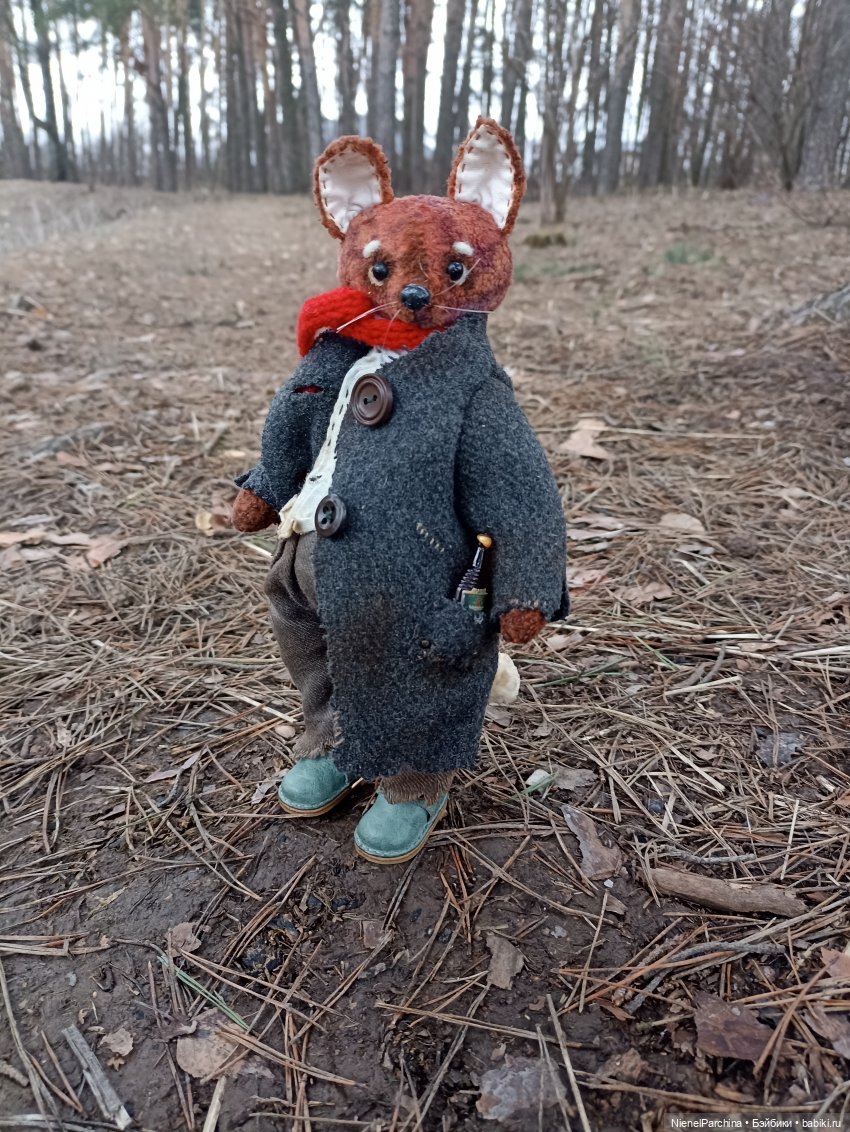 Лис Закери на прогулке — Авторские мишки Тедди и друзья: фото