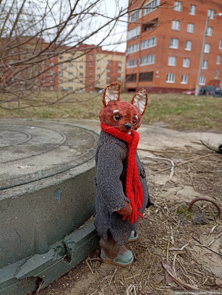 Лис Закери на прогулке — Авторские мишки Тедди и друзья: фото