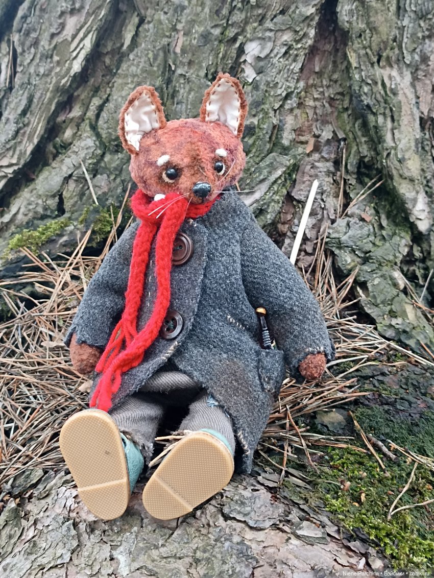 Лис Закери на прогулке — Авторские мишки Тедди и друзья: фото (фото 2)