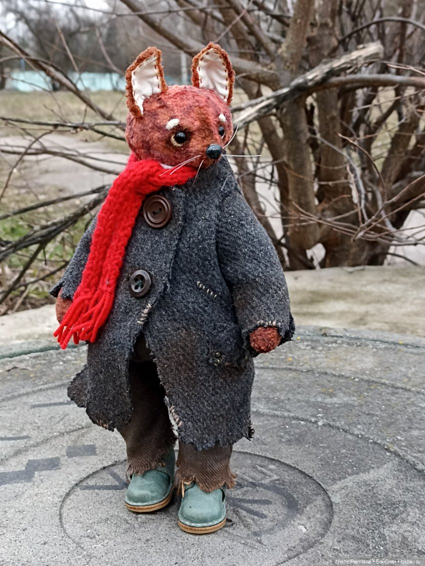 Лис Закери на прогулке — Авторские мишки Тедди и друзья: фото