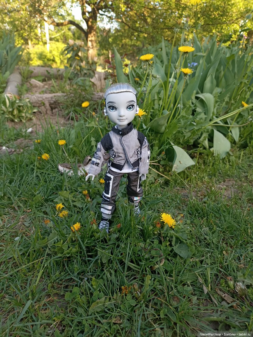 Эш на прогулке | Бэйбики Эш на прогулке — Куклы Rainbow High (Рейнбоу Хай (фото 6)