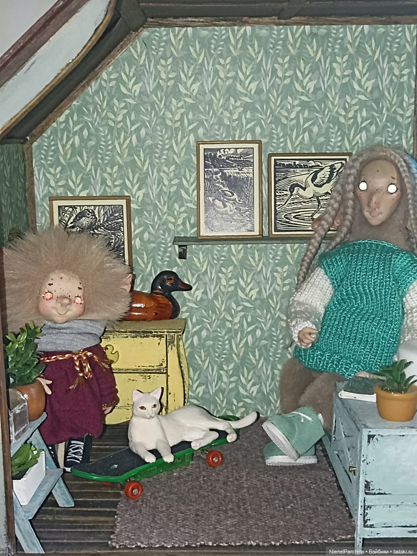 К нам приехала аука Рябинка