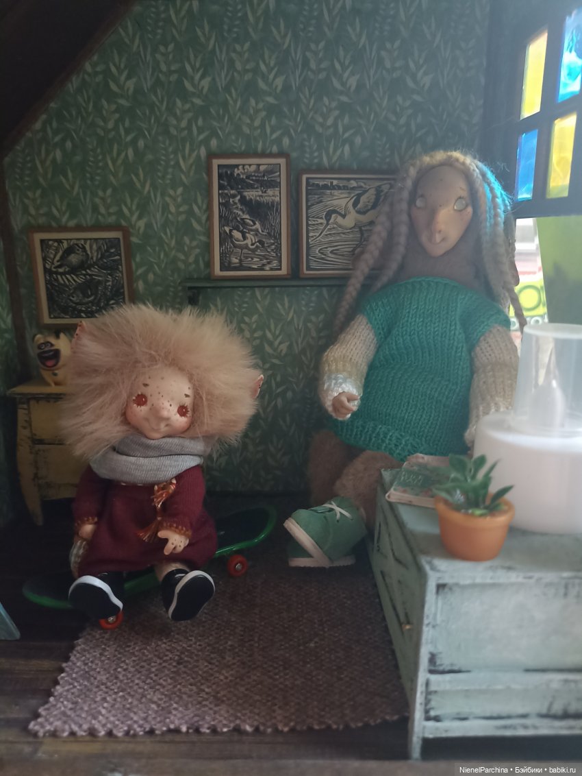 К нам приехала аука Рябинка