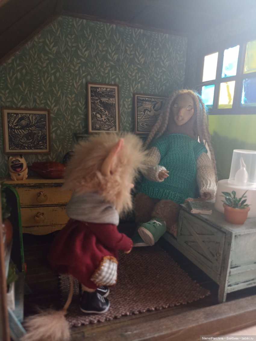 К нам приехала аука Рябинка