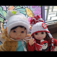 Куклы руной работы Полинка и Захарка