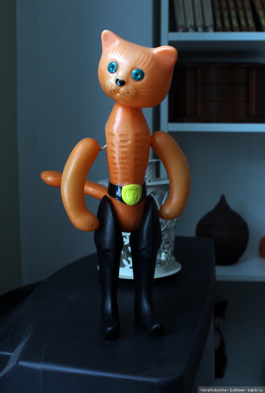 История Кота в Сапогах — Игрушки СССР и советского детства: резиновые (фото 2)