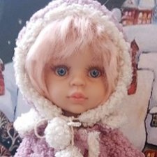 Шубка и шапка  для куклы Паолы Рейна.