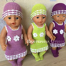 Цветотерапия или наряды для baby born часть 4