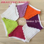 Мастер-класс по вязанию трусиков крючком для baby born