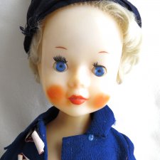 Кукла Нина 70 см Клеймо Слоник Ранняя СССР в одежде