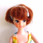 Vintage 70s Yukko-chan Cycling Doll by TOMY Japanese