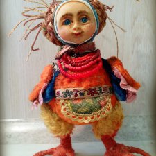 Сирин. Птица счастья и радости / Авторские игрушки / Шопик - продать ...