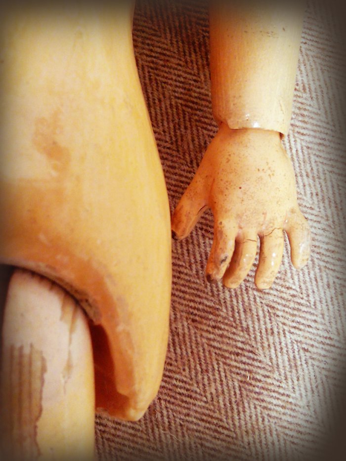 Лечение антикварной куклы Саши (фото 7)