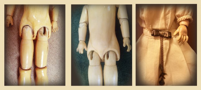 Лечение антикварной куклы Саши