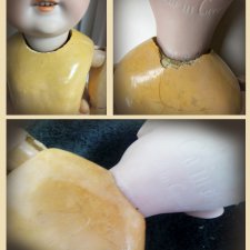 Лечение антикварной куклы Саши