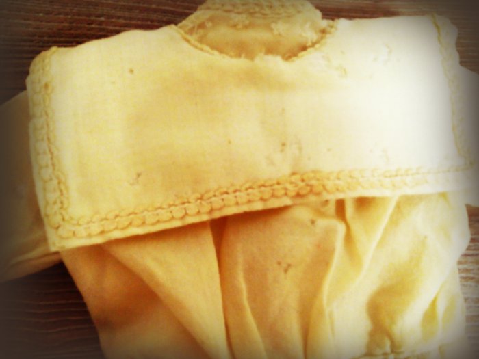 Лечение Саши. Часть 2. Реставрация платья антикварной куклы (фото 3)