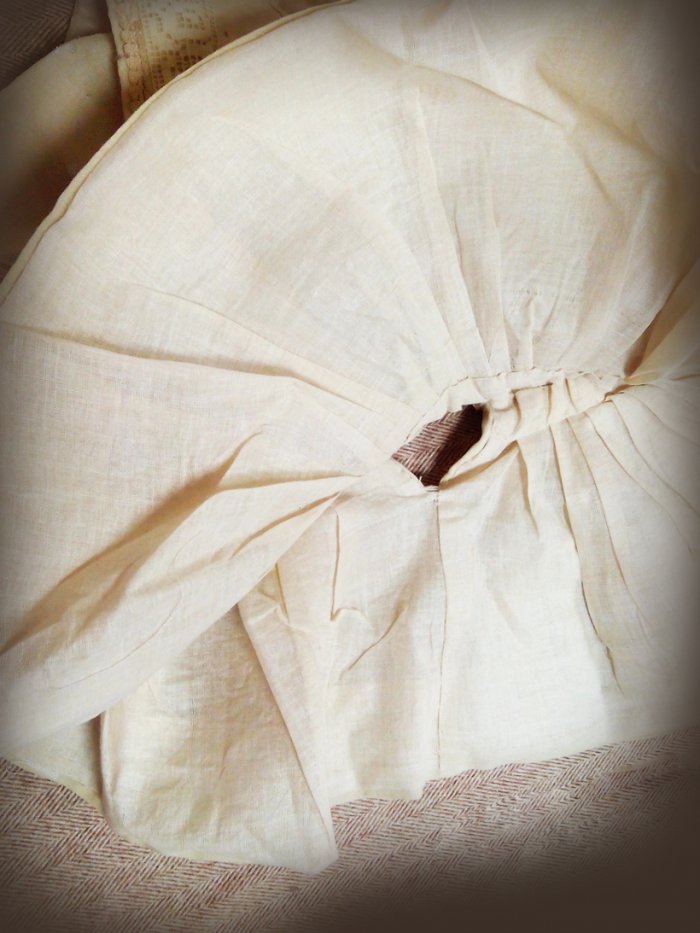 Лечение Саши. Часть 2. Реставрация платья антикварной куклы (фото 5)