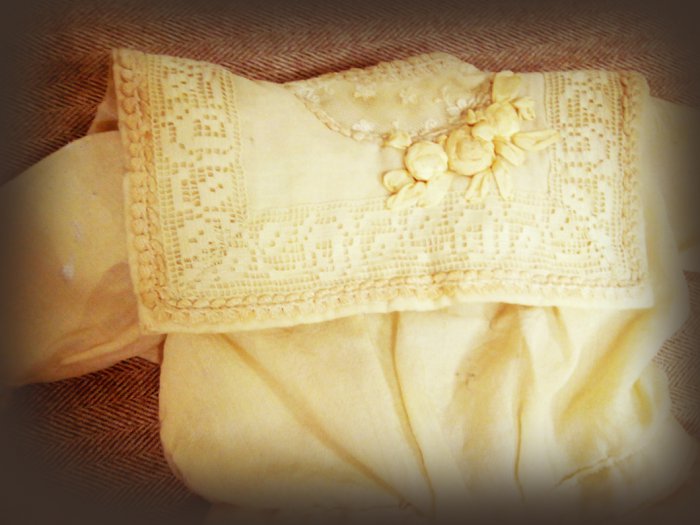 Лечение Саши. Часть 2. Реставрация платья антикварной куклы (фото 6)