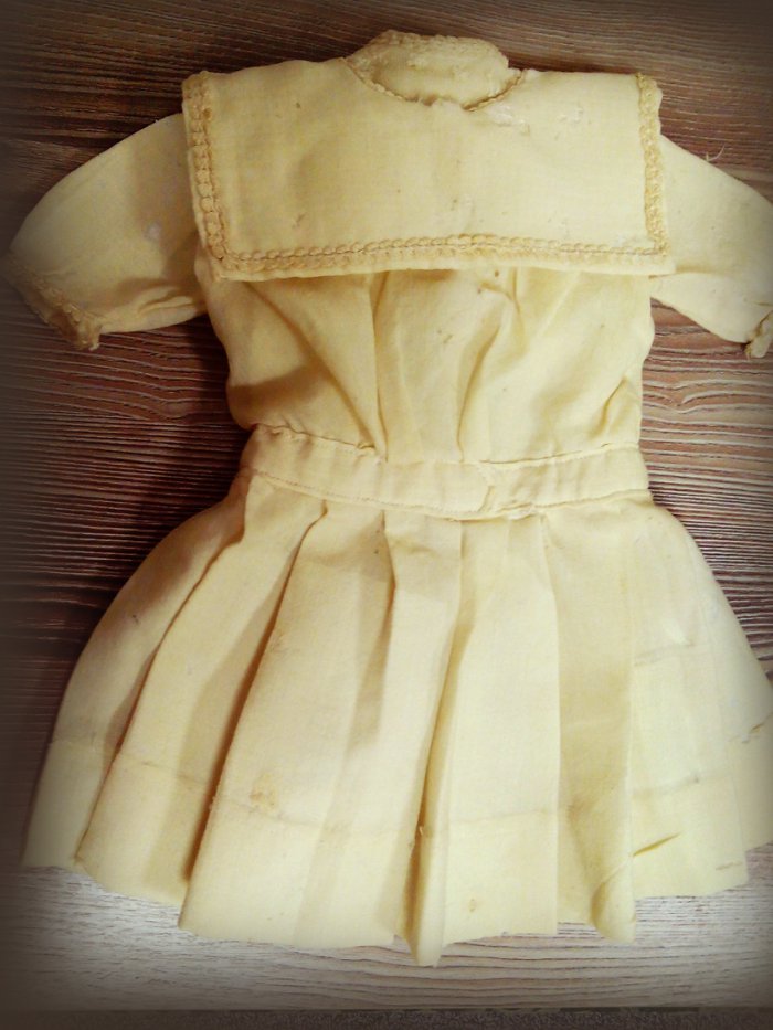 Лечение Саши. Часть 2. Реставрация платья антикварной куклы