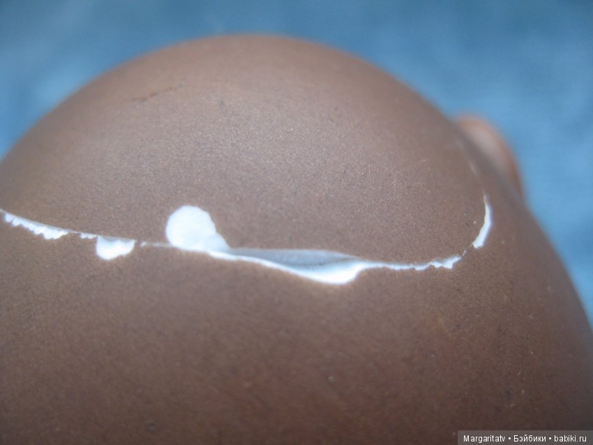 Мой опыт реставрации трещин на фарфоровой головке (фото 2)