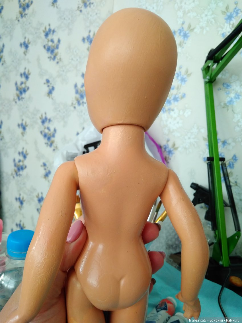 Лечение американочки — Реставрация антикварных кукол: ремонт фарфора