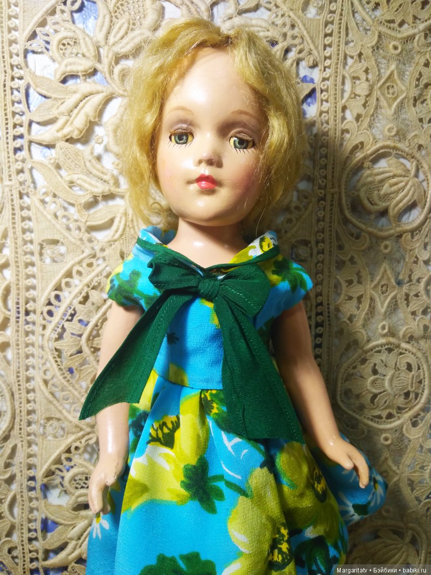 Лечение американочки — Реставрация антикварных кукол: ремонт фарфора