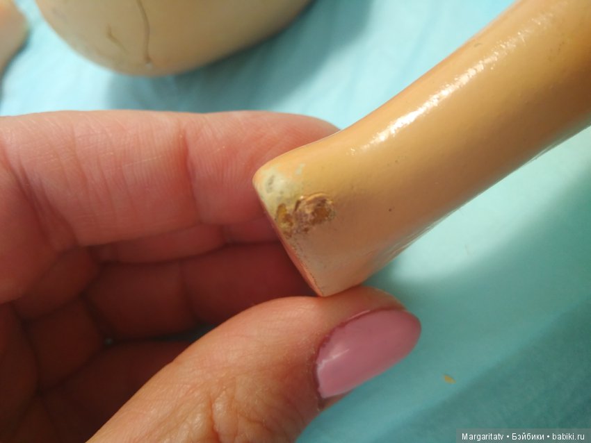 Лечение американочки — Реставрация антикварных кукол: ремонт фарфора