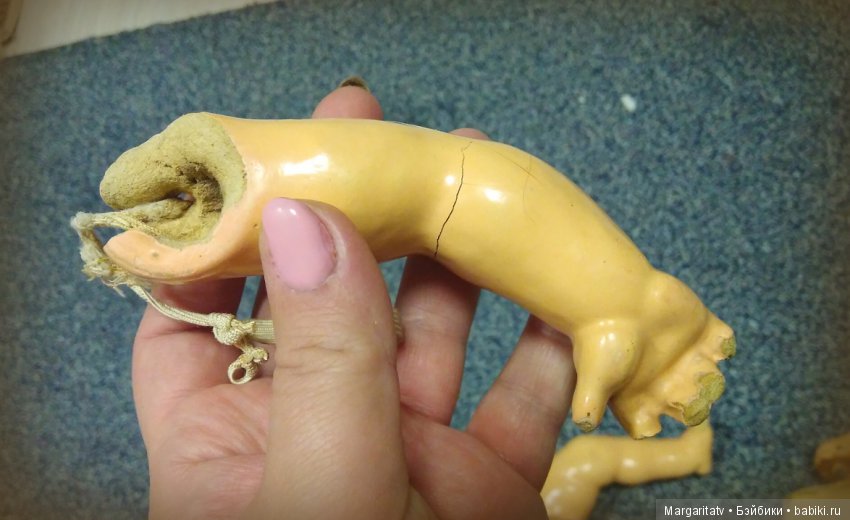 Реставрация старого немецкого пупса (фото 9)