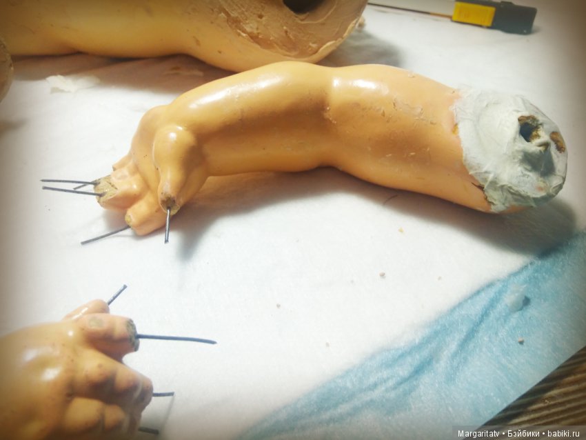 Реставрация старого немецкого пупса