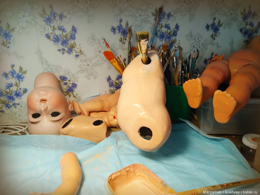 Реставрация старого немецкого пупса