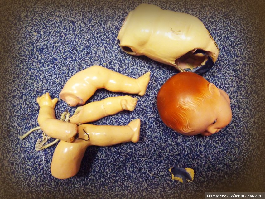 Реставрация старого немецкого пупса