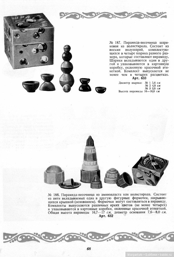 Каталог "Игрушки из пластических масс" 1954