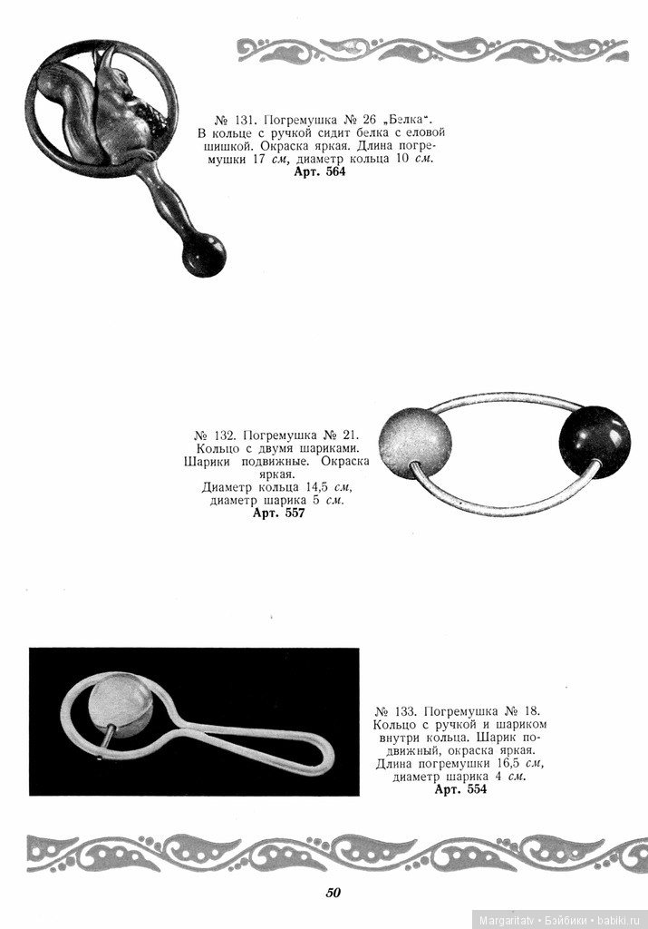 Каталог "Игрушки из пластических масс" 1954