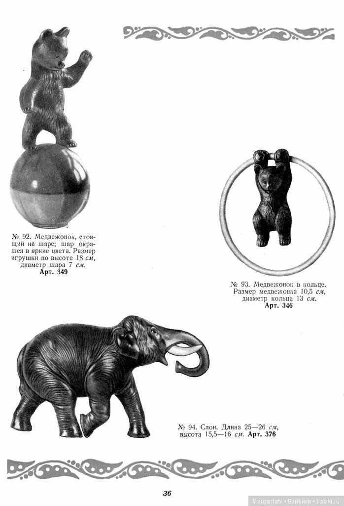 Каталог "Игрушки из пластических масс" 1954
