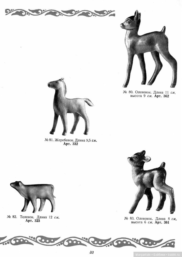 Каталог "Игрушки из пластических масс" 1954