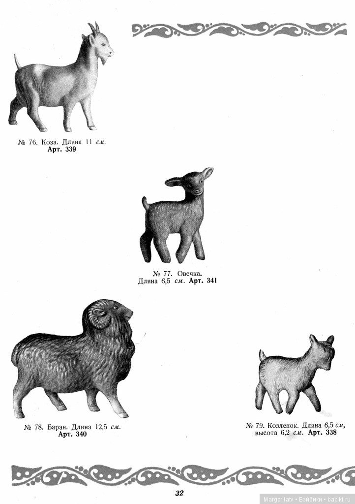 Каталог "Игрушки из пластических масс" 1954