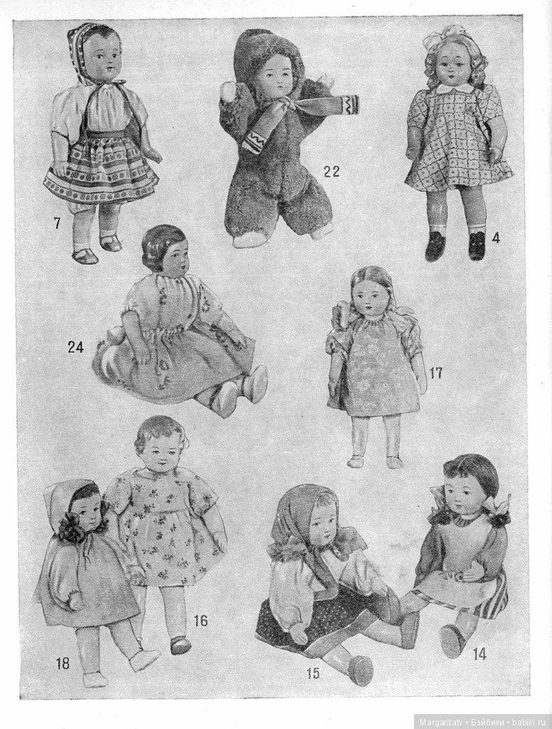 Каталог игрушек 1956 год — Опознание кукол СССР и ГДР: поиск по фото