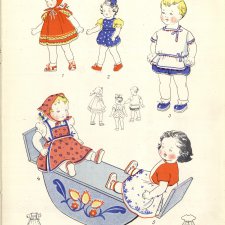 Журнал "Наряды для кукол" 1957 год