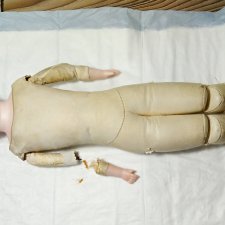 Мой опыт реставрации антикварного кожаного тела или Тапками кидать можно