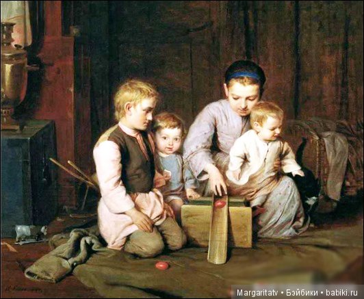 Чем играли крестьянские дети на Руси