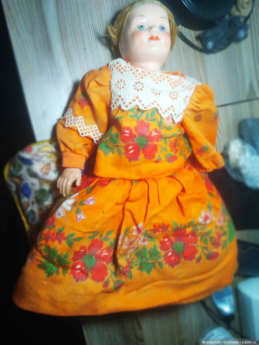 Кукла Жени Гайдар — Редкие антикварные куклы и реплики: воск (фото 4)